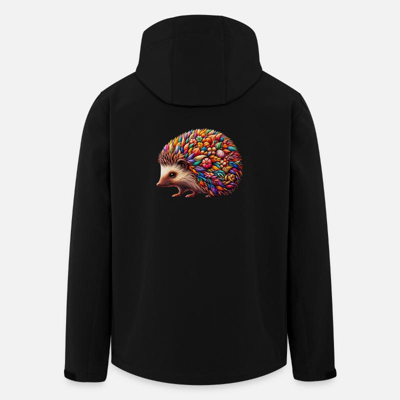Hedgehog - Men’s Recycled Softshell Jacket by Stanley/Stella - black