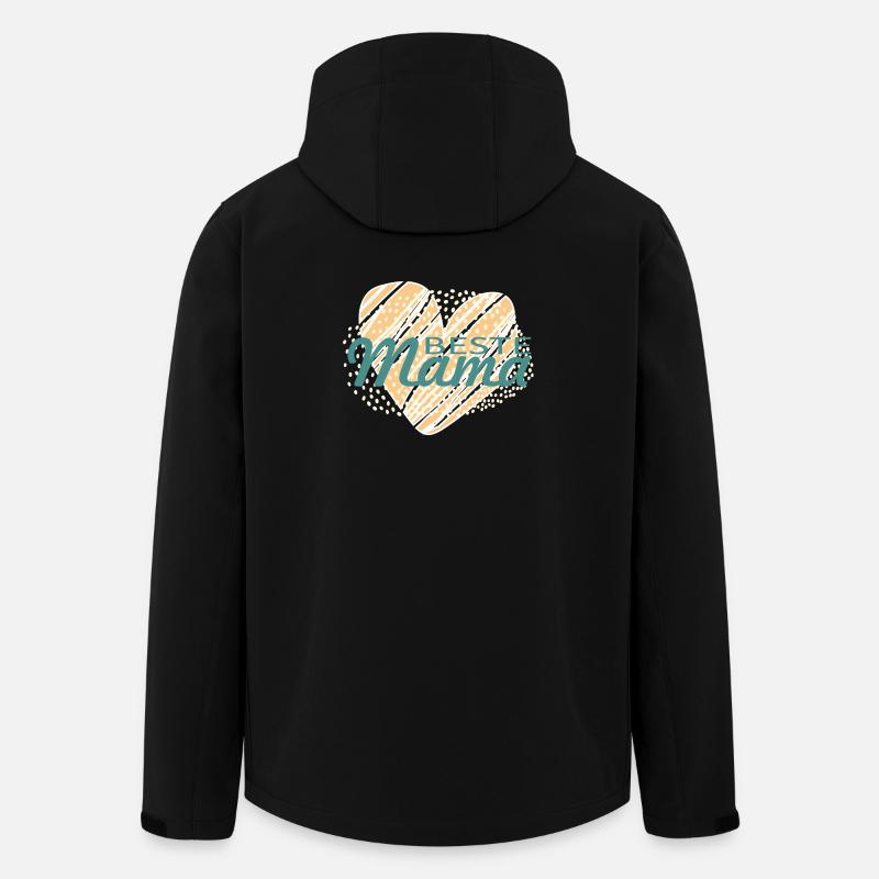 MeilleureMaman - Veste softshell homme en polyester recyclé Stanley/Stella - noir