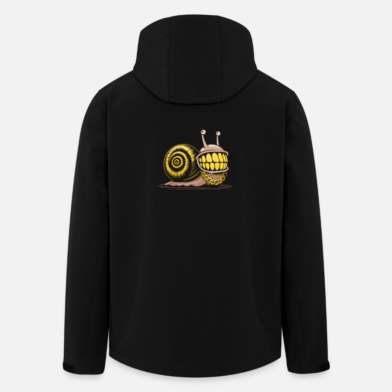 Snail bling bling hiphop - Men’s Recycled Softshell Jacket by Stanley/Stella - black