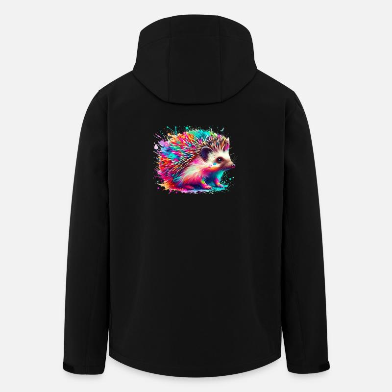 Hérisson - Veste softshell homme en polyester recyclé Stanley/Stella - noir