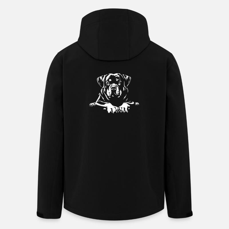 Rottweiler "Black Edition" - Men’s Recycled Softshell Jacket by Stanley/Stella - black