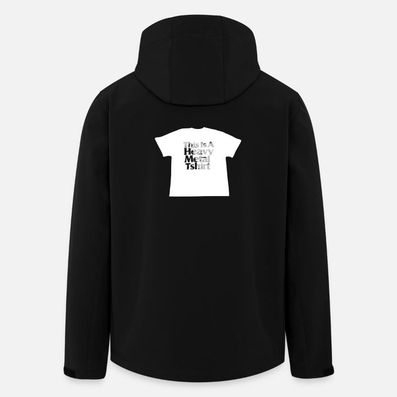 Heavy Metal T-shirt - Veste softshell homme en polyester recyclé Stanley/Stella - noir