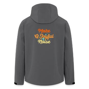 Chorale Instrument de musique Cloche à main Chorale - Veste softshell homme en polyester recyclé Stanley/Stella - noir - Dos - AI Model Male 185 light (185cm)