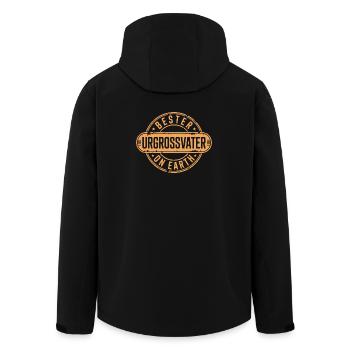Meilleur arrière-grand-père - Veste softshell homme en polyester recyclé Stanley/Stella - noir - Dos - AI Model Male 185 light (185cm)