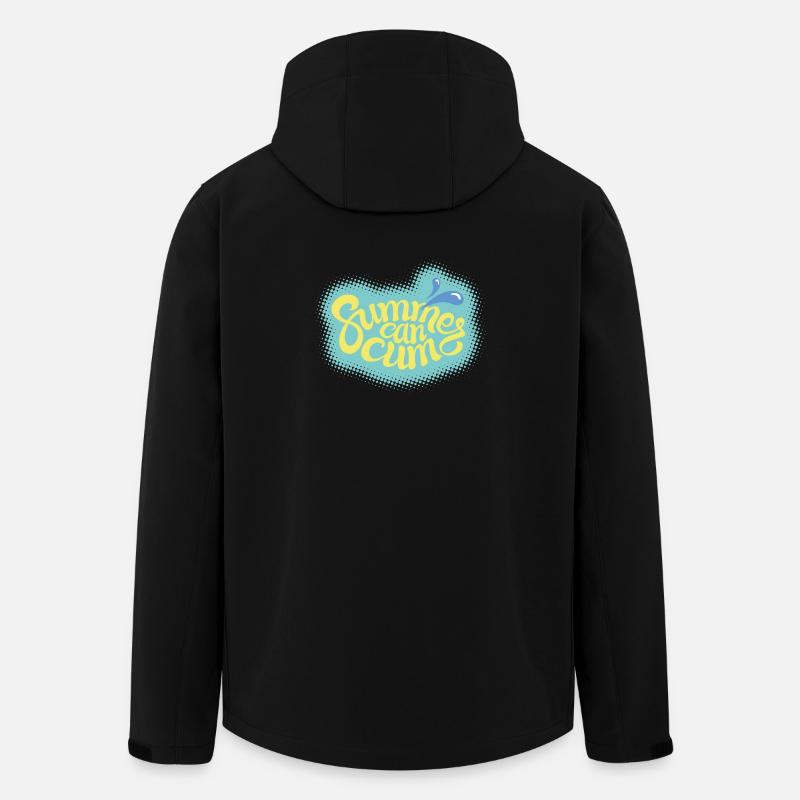 Ambiance estivale chaude – Déclaration de l’été - Veste softshell homme en polyester recyclé Stanley/Stella - noir