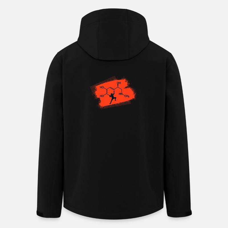 Accro à l’adrénaline à l’escalade - Veste softshell homme en polyester recyclé Stanley/Stella - noir