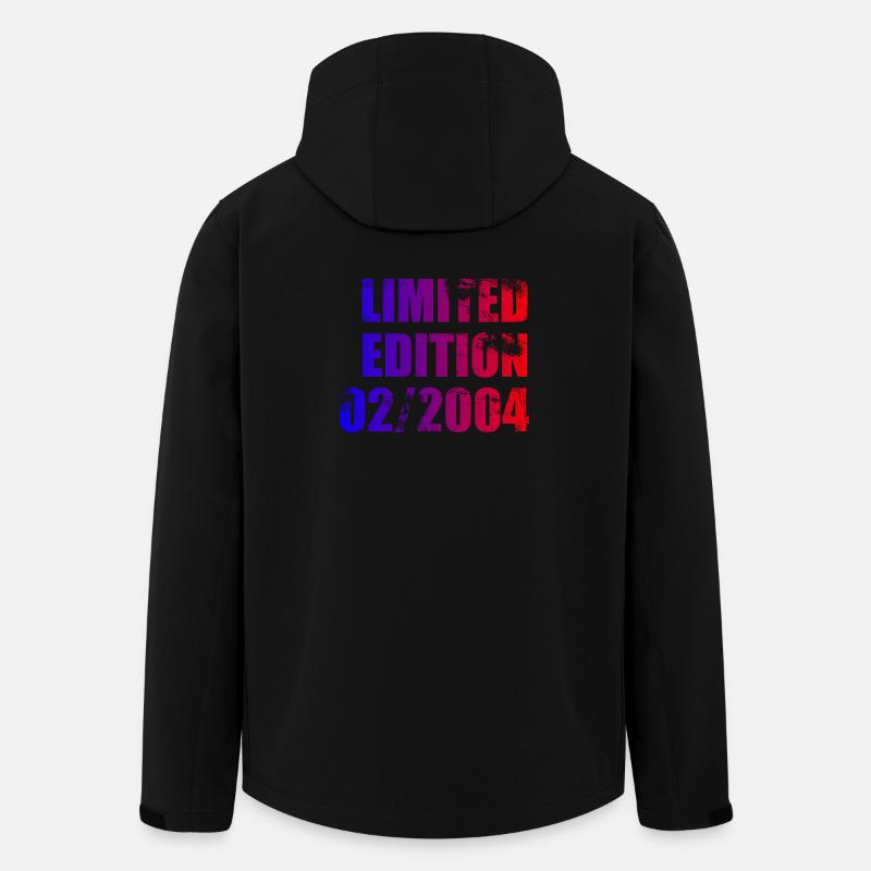 22e anniversaire Édition Limitée 02/2004 - Veste softshell homme en polyester recyclé Stanley/Stella - noir