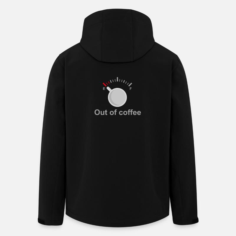 À court de café - Veste softshell homme en polyester recyclé Stanley/Stella - noir