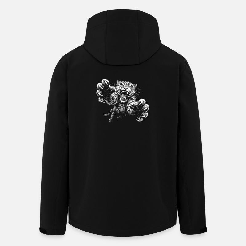  Jaguar - Recycelte Männer Softshell-Jacke von Stanley/Stella - Schwarz