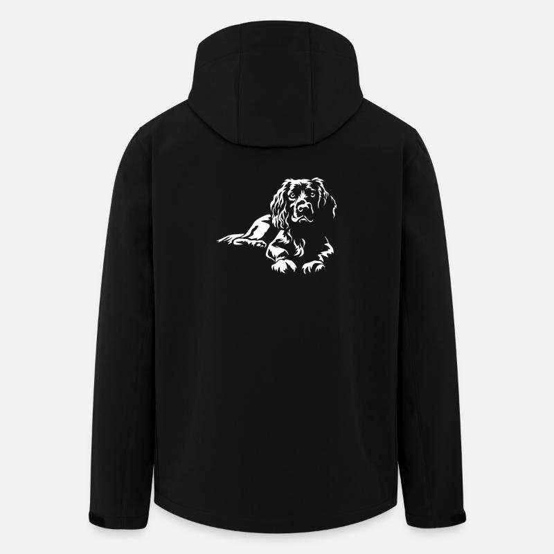 Boykin Spaniel "Black Edition" - Men’s Recycled Softshell Jacket by Stanley/Stella - black