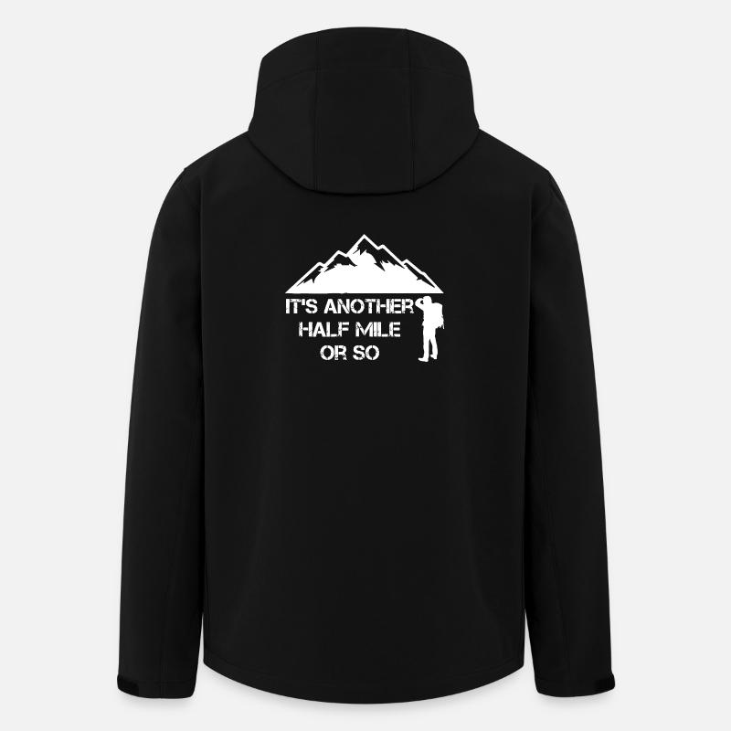 Half Mile Trek Mountain Adventure - Men’s Recycled Softshell Jacket by Stanley/Stella - black