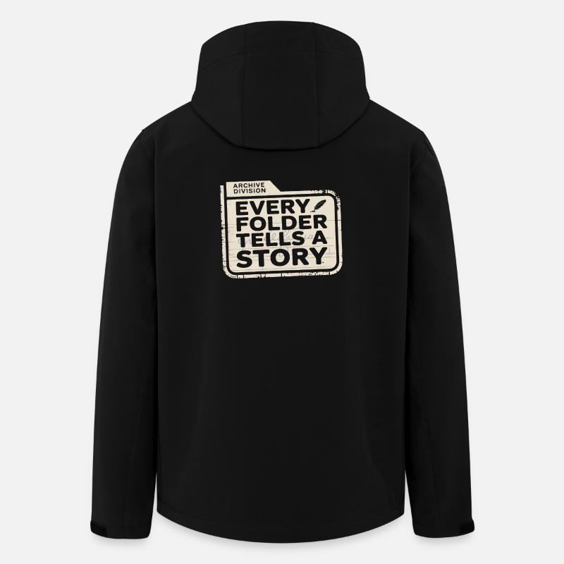 Chaque dossier raconte une histoire - Veste softshell homme en polyester recyclé Stanley/Stella - noir