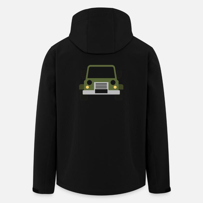 Véhicule tout-terrain - Veste softshell homme en polyester recyclé Stanley/Stella - noir
