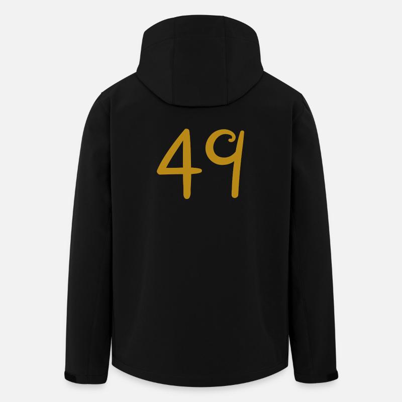 49 - Men’s Recycled Softshell Jacket by Stanley/Stella - black