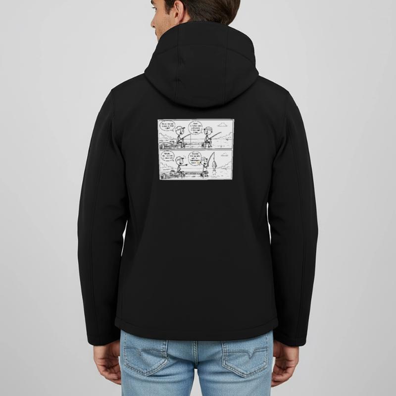 Hooked on Commitment Men’s Recycled Softshell Jacket by Stanley/Stella
