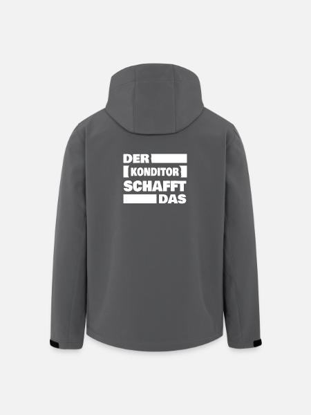 Beruf Konditor - Recycelte Männer Softshell-Jacke von Stanley/Stella - Schwarz