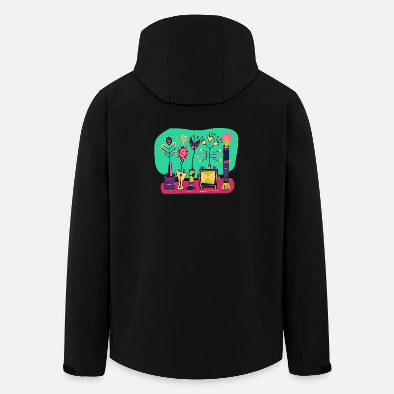 T-shirt de jardinier - Veste softshell homme en polyester recyclé Stanley/Stella - noir