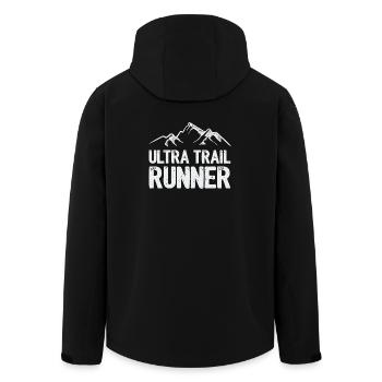 Ultra Trail Runner - Veste softshell homme en polyester recyclé Stanley/Stella - noir - Dos - AI Model Male 185 light (185cm)