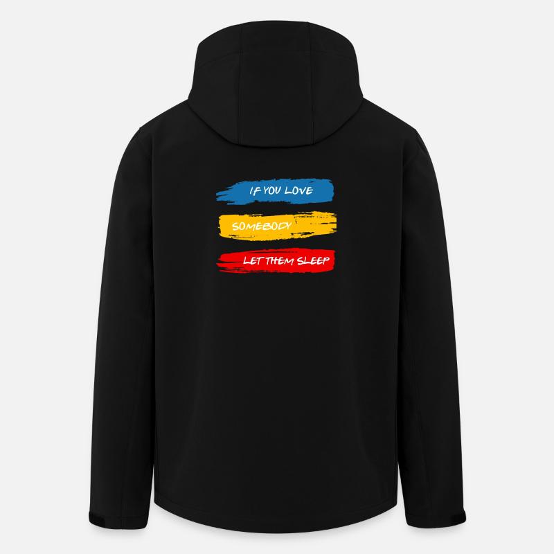 Lass sie schlafen - Recycelte Männer Softshell-Jacke von Stanley/Stella - Schwarz