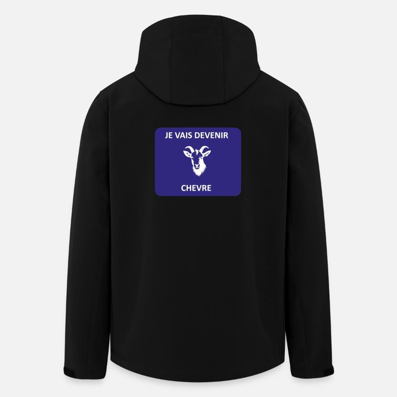 Ich werde eine Ziege - Recycelte Männer Softshell-Jacke von Stanley/Stella - Schwarz
