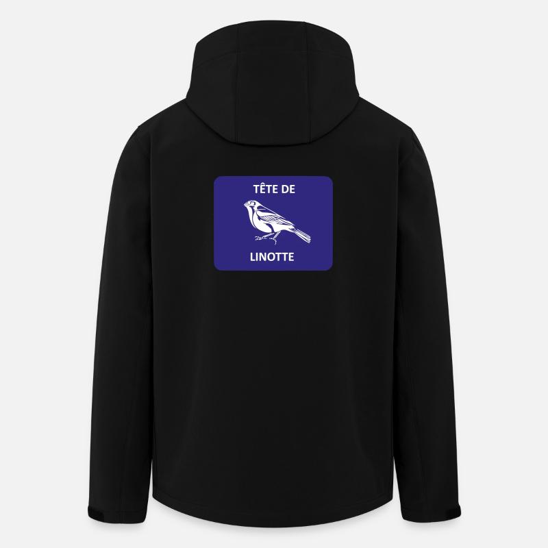 Hänfling-Kopf - Recycelte Männer Softshell-Jacke von Stanley/Stella - Schwarz