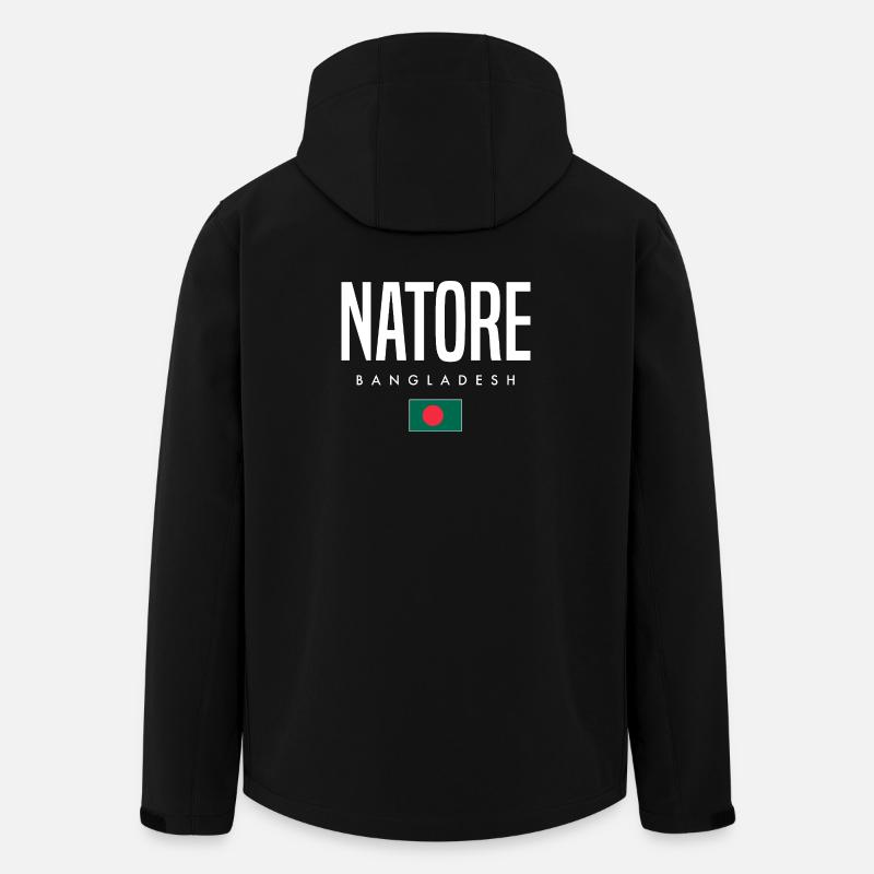 Natore Bangladesh - Veste softshell homme en polyester recyclé Stanley/Stella - noir