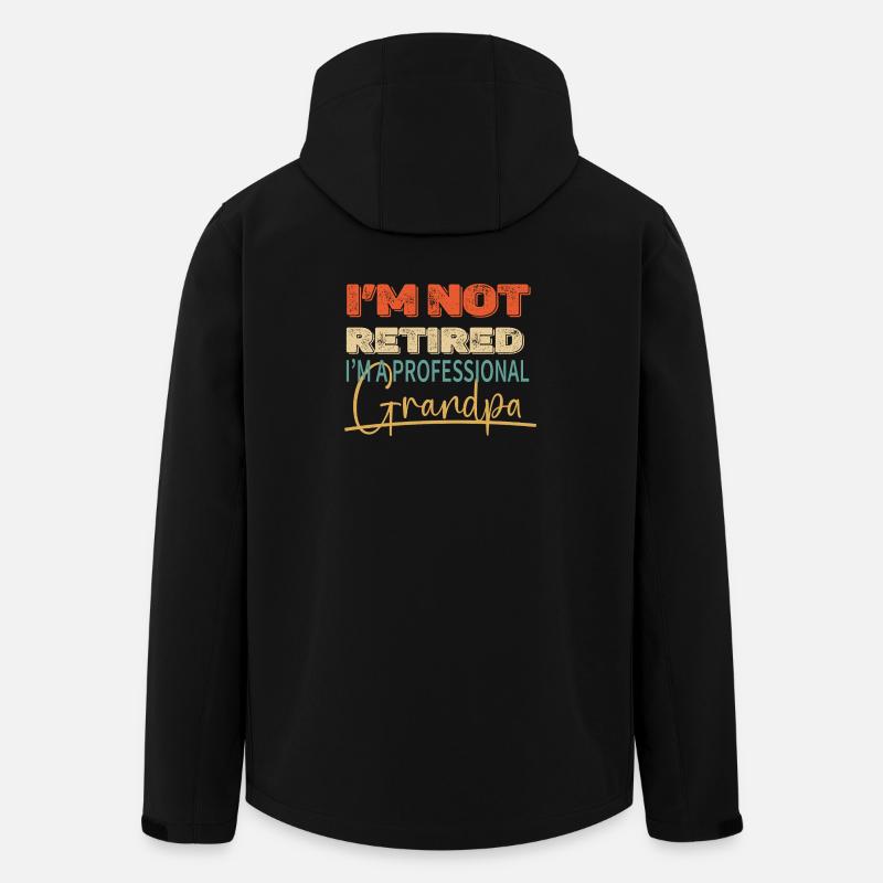 Ich bin kein Pro-Papie-Rentner - Recycelte Männer Softshell-Jacke von Stanley/Stella - Schwarz
