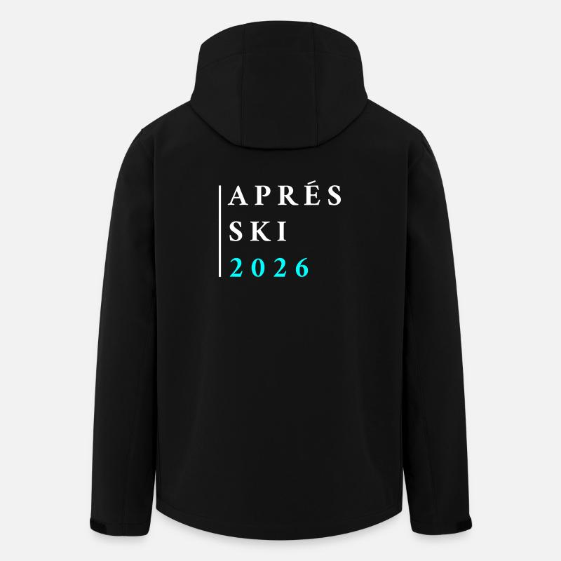 Apres Ski 2026 - Recycelte Männer Softshell-Jacke von Stanley/Stella - Schwarz