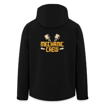 Mécanicien automobile Mécatronicien Technicien Tournevis Cadeau - Veste softshell homme en polyester recyclé Stanley/Stella - noir - Dos - AI Model Male 185 light (185cm)