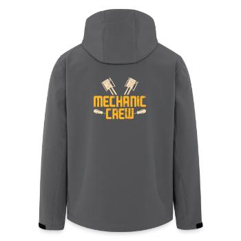 Mécanicien automobile Mécatronicien Technicien Tournevis Cadeau - Veste softshell homme en polyester recyclé Stanley/Stella - charbon - Dos - AI Model Male 185 light (185cm)