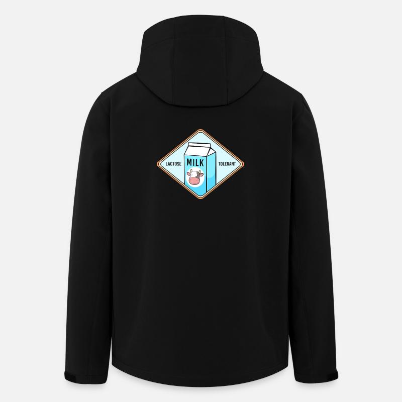Flatulences Lait Lactose - Veste softshell homme en polyester recyclé Stanley/Stella - noir