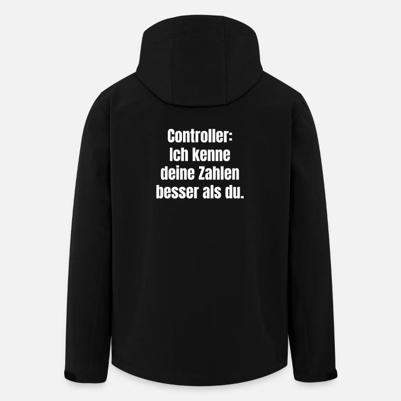 Contrôleurs : mieux connaître les chiffres - Veste softshell homme en polyester recyclé Stanley/Stella - noir
