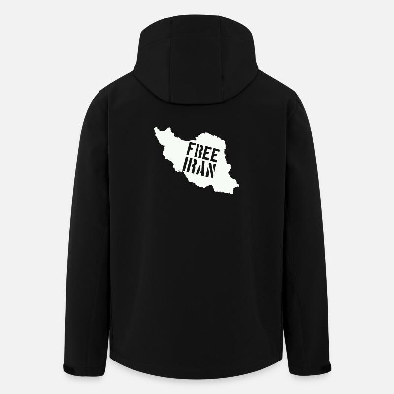 Iran Freiheit Free Iran - Recycelte Männer Softshell-Jacke von Stanley/Stella - Schwarz