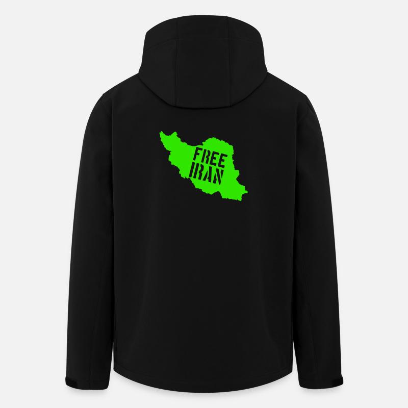 Iran Freiheit Free Iran - Recycelte Männer Softshell-Jacke von Stanley/Stella - Schwarz