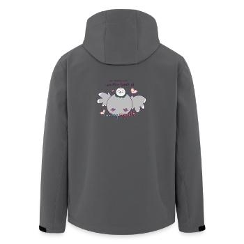 Quoi qu’il arrive, je suis le meilleur pour m’aimer moi-même - Veste softshell homme en polyester recyclé Stanley/Stella - noir - Dos - AI Model Male 185 light (185cm)
