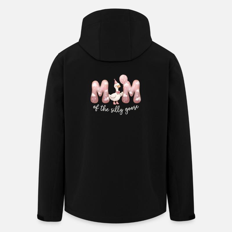 Mutter der Dummen Gans - Recycelte Männer Softshell-Jacke von Stanley/Stella - Schwarz