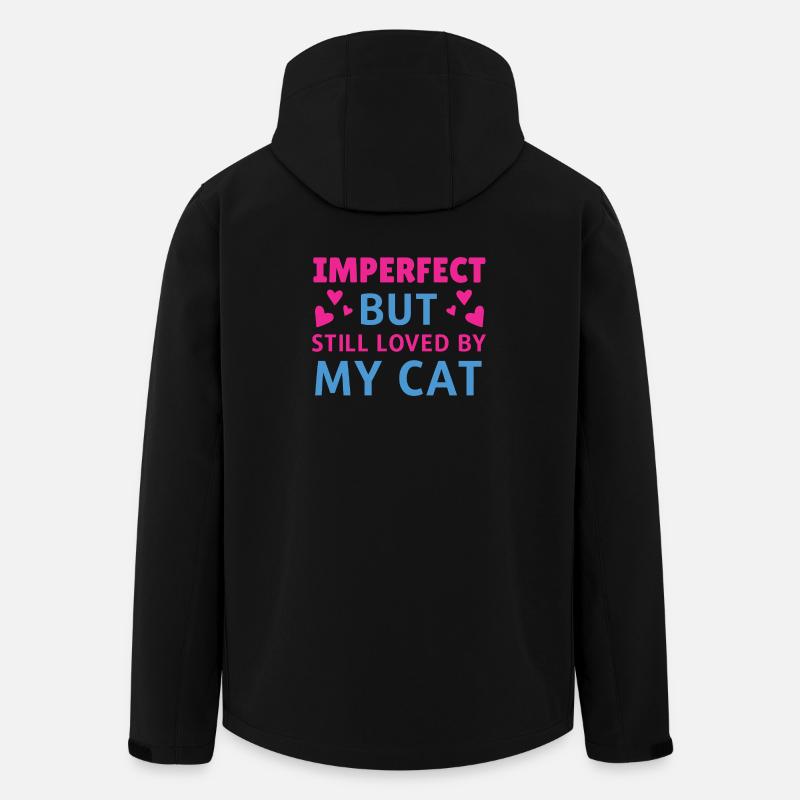 Imperfect loved by cat - Recycelte Männer Softshell-Jacke von Stanley/Stella - Schwarz