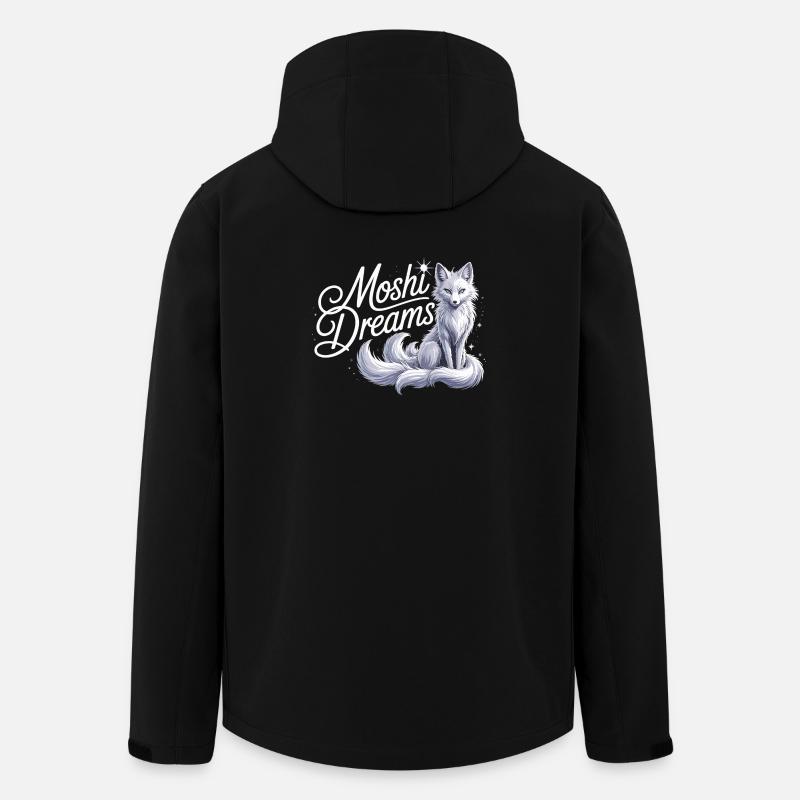 Mystischer Fuchs Shirt Moshi Dreams - Recycelte Männer Softshell-Jacke von Stanley/Stella - Schwarz
