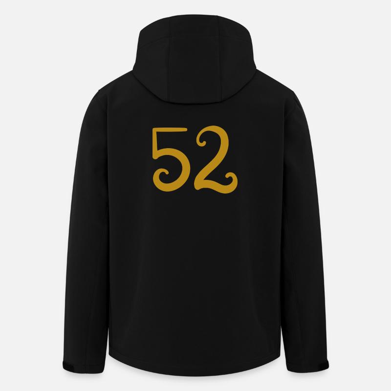 52 - Men’s Recycled Softshell Jacket by Stanley/Stella - black
