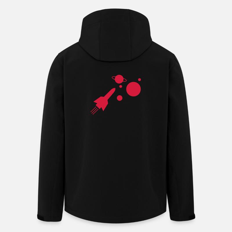 rocket - Men’s Recycled Softshell Jacket by Stanley/Stella - black