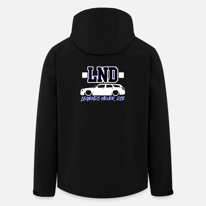 LND Legenden sterben nie - Recycelte Männer Softshell-Jacke von Stanley/Stella - Schwarz