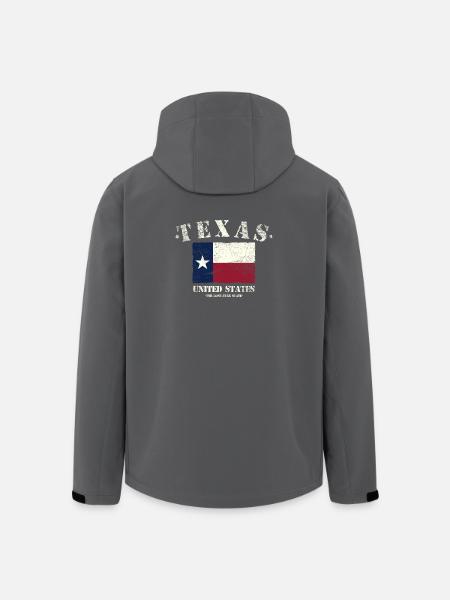 Texas - Men’s Recycled Softshell Jacket by Stanley/Stella - black