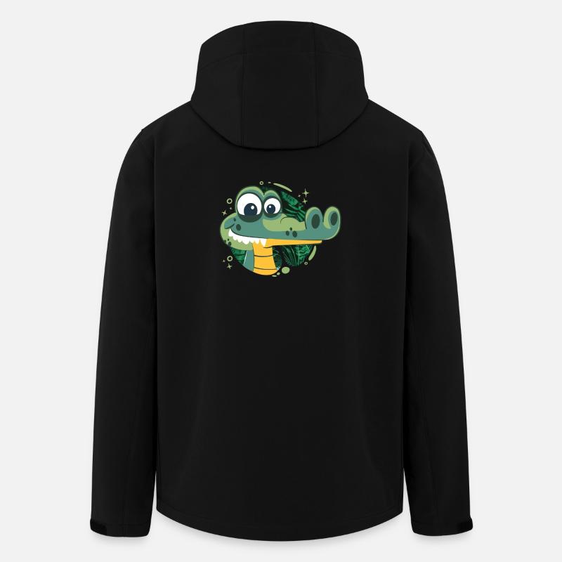 Snappy Birthday Alligator! - Recycelte Männer Softshell-Jacke von Stanley/Stella - Schwarz