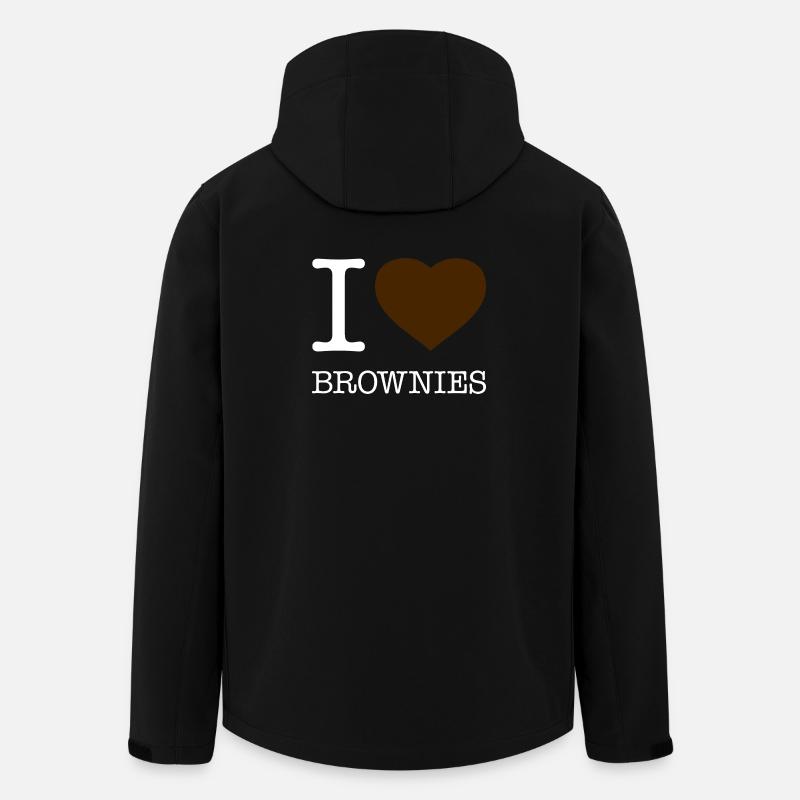 J’ADORE LES BROWNIES - Veste softshell homme en polyester recyclé Stanley/Stella - noir
