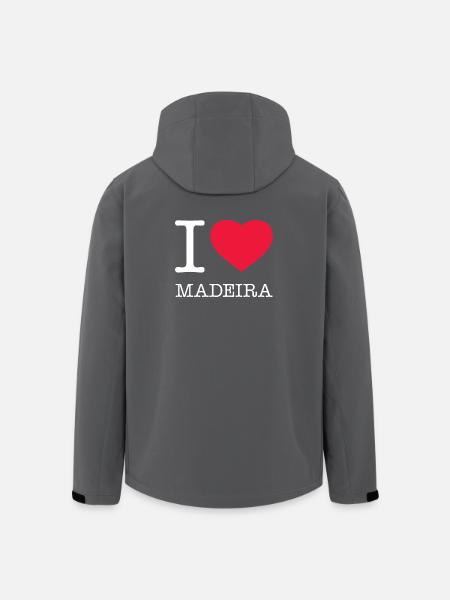 I LOVE MADEIRA - Men’s Recycled Softshell Jacket by Stanley/Stella - black
