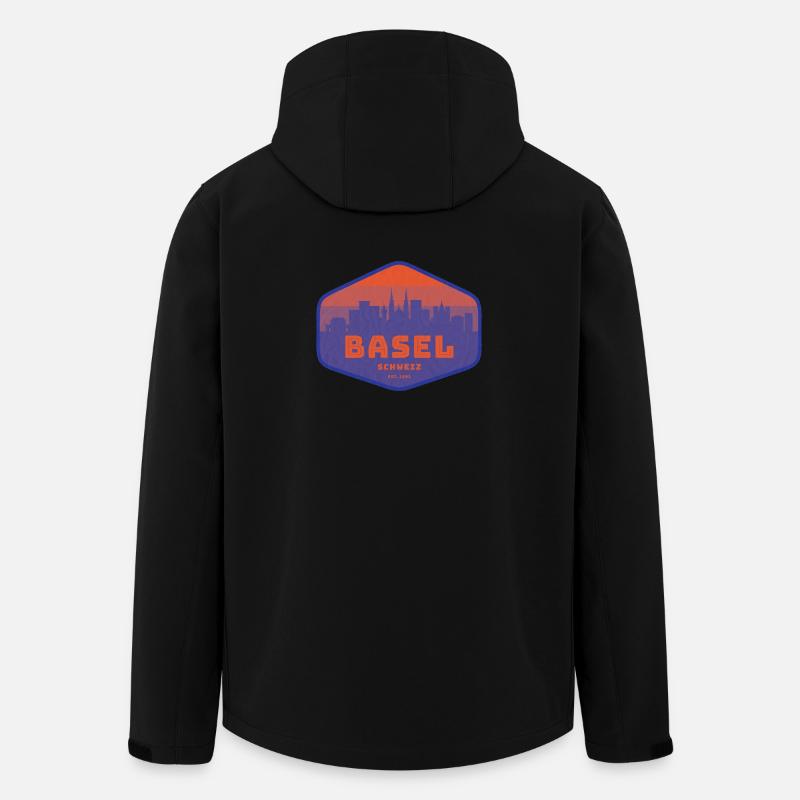 Basel, Switzerland - Men’s Recycled Softshell Jacket by Stanley/Stella - black