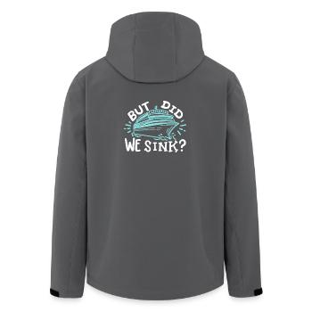 Kreuzfahrtschiff Kreuzfahrt - Recycelte Männer Softshell-Jacke von Stanley/Stella - Anthrazit - Hinten - AI Model Male 185 light (185cm)