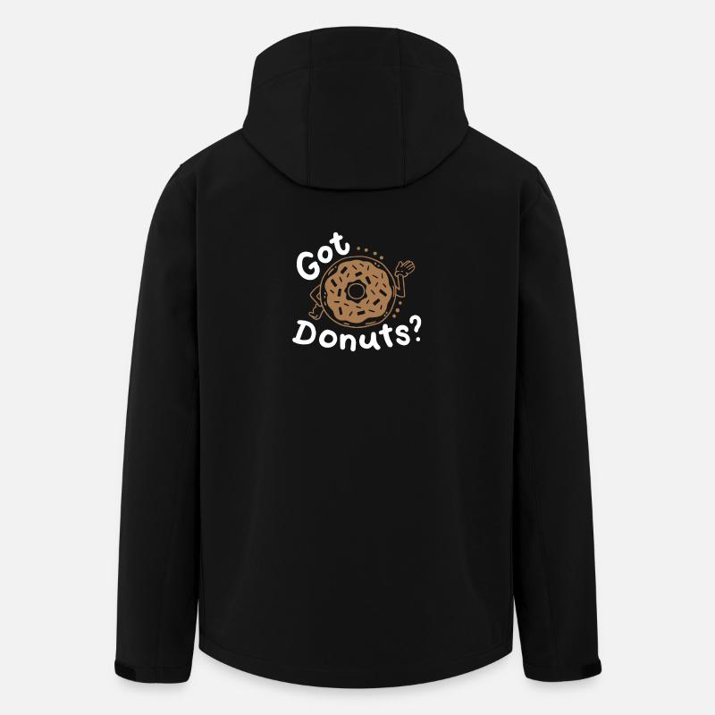 Donuts Donut-Liebhaber - Recycelte Männer Softshell-Jacke von Stanley/Stella - Schwarz