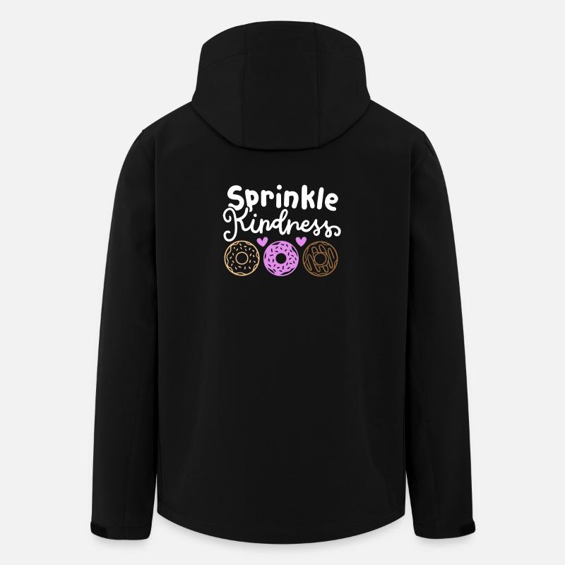 Donut gegen Mobbing - Recycelte Männer Softshell-Jacke von Stanley/Stella - Schwarz