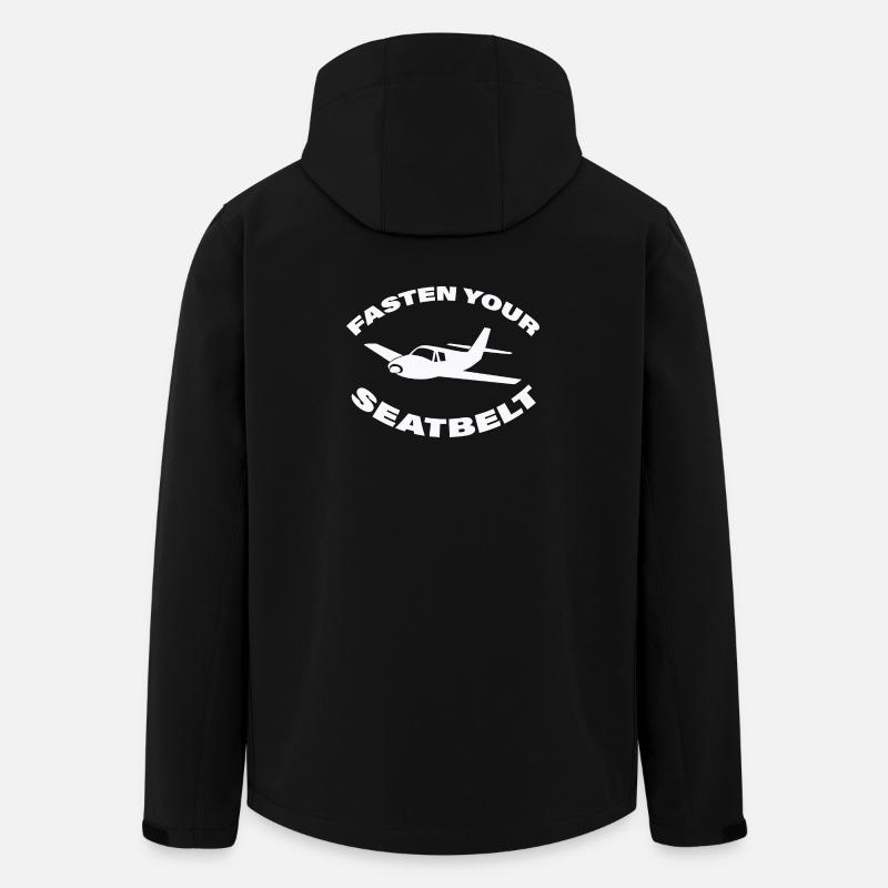 JEÛNER VOTRE CEINTURE DE SÉCURITÉ - Veste softshell homme en polyester recyclé Stanley/Stella - noir